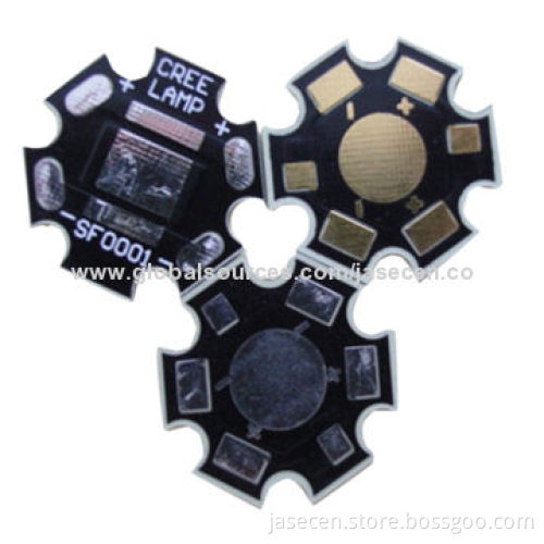 LED light PCB with winter sweet shape for 1W LED